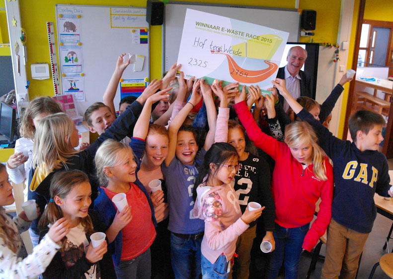 Hof ter Weide winnaar E-waste race Utrecht